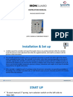 Instruction Manual Booster Pump