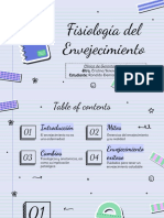 Fisiología Del Envejecimiento