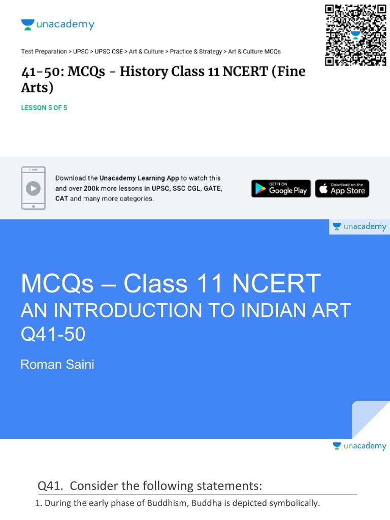 MCQ Related To History of Arts PDF