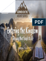 Sermon on the Mount Series- Entering the Kingdom (19) 11.9.22