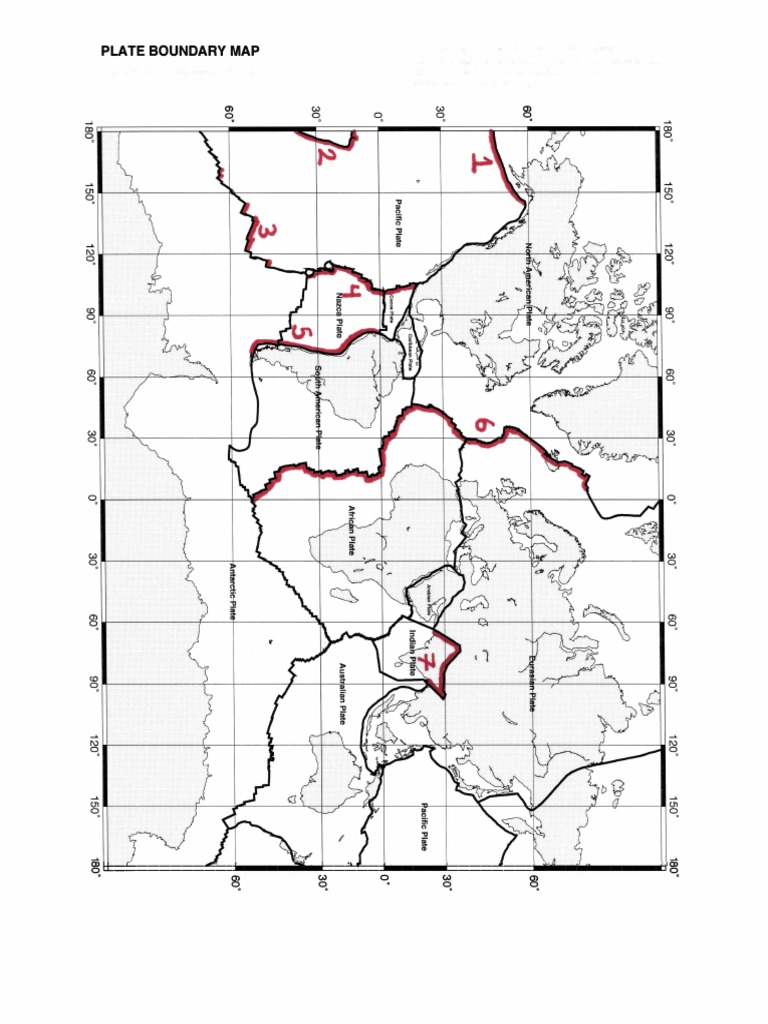 Plate Boundaries Student PDF