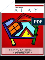 Pagsulat Sa Filipino Sa Piling Larangan (Akademik) 1