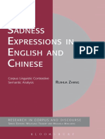 (Corpus and Discourse) Ruihua Zhang - Sadness Expressions in English and Chinese - Corpus Linguistic Contrastive Semantic Analysis (2014, Bloomsbury Academic) - Libgen - Li