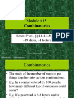 Module 15 Combinatorics