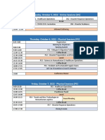 Online & In-Person Sessions on Healthcare, Disasters & Logistics