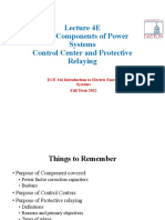 ECE 316 Lecture 4E Power Systems Components Control Centers and Protection 2022