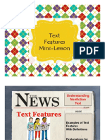 Text Features Presentation