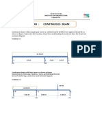 Continuous Beam Seatwork (1)