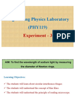 Experiment No 3 - Newton Ringsfor Students