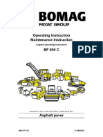 Operating Instruction Maintenance Instruction