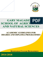 GZU Prospectus School of Agriculture and Natural Sciences NET