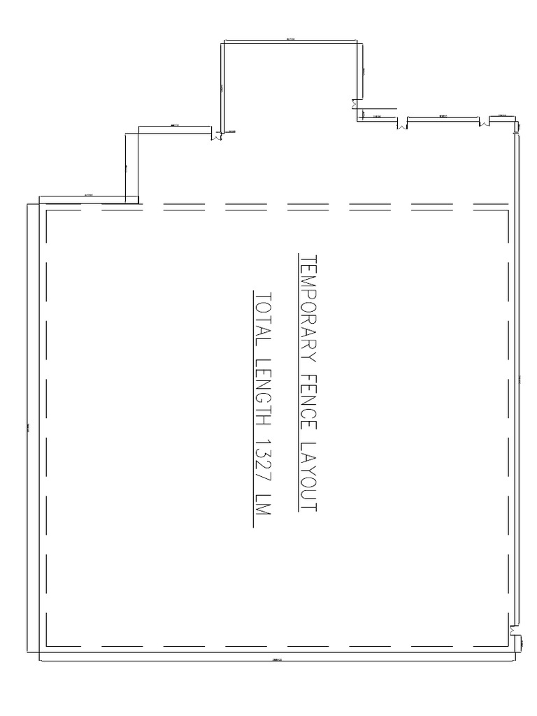 Temporary Fence Layout PDF