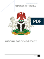 National Employment Policy
