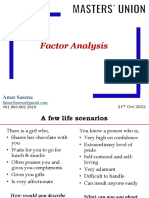 Factor Analysis