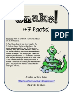 Snake!: (+7 Facts)