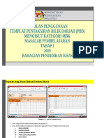 Templat Pelaporan PBD Domain