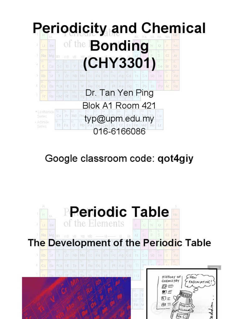 History Of Periodic Table Pdf Chemical Elements Atoms
