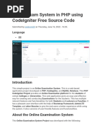 Online Quiz System Using PHP With Source Code - SourceCodester | PDF ...