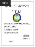 Mekelle University Dawit Zelalem