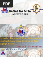 Guide For Commentators (Filipino Mass) | PDF