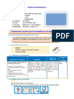 D1 A1 SESIÓN Proponemos Acciones Que Nos Beneficien en La Toma de Decisiones.