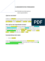 Texto Argumentativo Persuasivo-Concepto - Características-Tesis Sesión N°06-07-08-2022-Ii