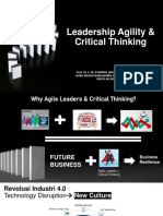 Leadership Agility and Critical Thinking - Ed