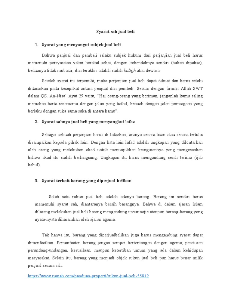 Syarat Sah Jual Beli Online: Panduan Lengkap untuk Transaksi Aman dan Terpercaya