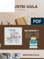 Industri Gula: Kelompok 7