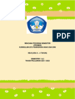 Program Semester PROSEM - PROMES PAUD Semester 2 T.P 2021.2022