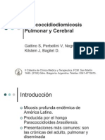 Paracoccidiodiomicosis pulmonar y cerebral