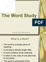 The Word Study