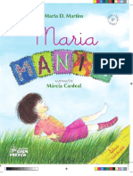 Editoração Da 2 Edição Do Livro Maria Mania (Letra Cursiva)