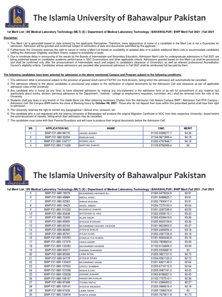 1st-merit-list-bs-medical-laboratory-technology-mlt-e-department-of