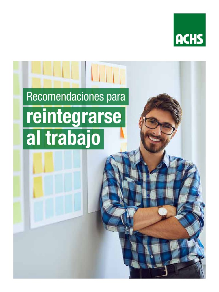 01 Reintegrarse Al Trabajo PDF Dormir Sicología