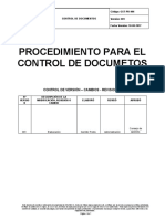 Gst-pr-006 Control de Documento VR 001