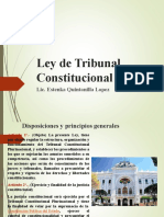 Ley Tribunal Constitucional Plurinacional