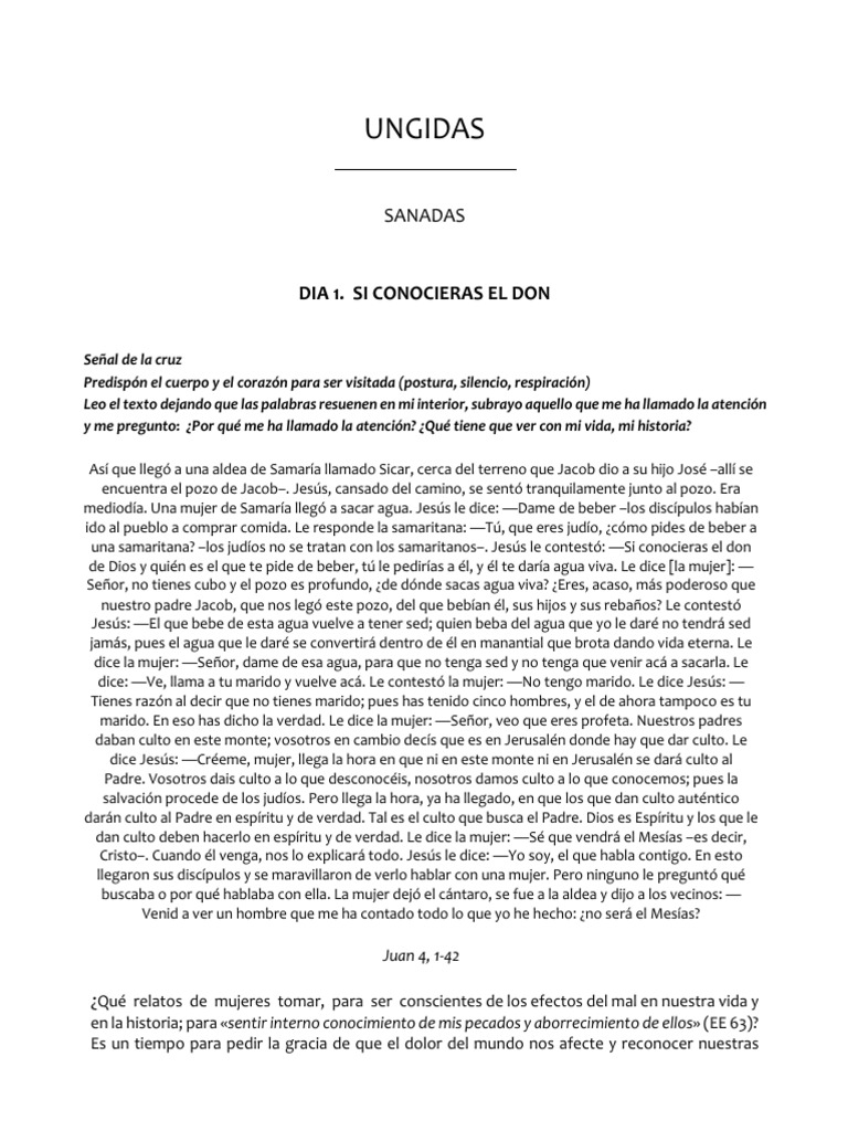 Sanadas | PDF | Jesús | Amor