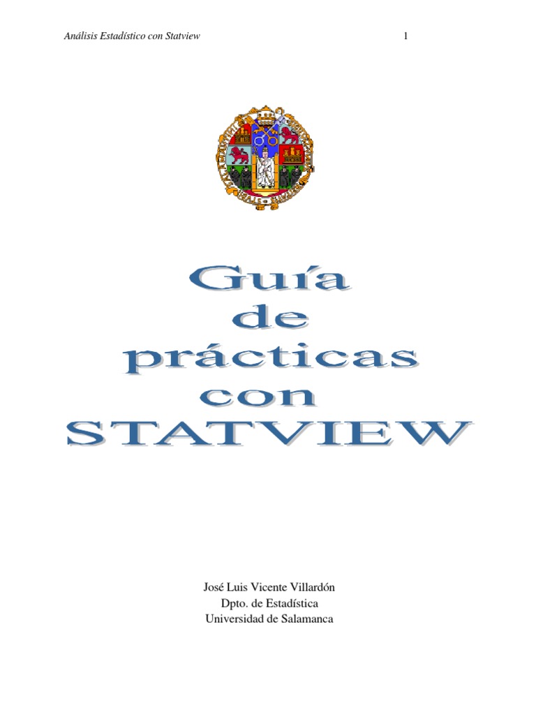 Análisis Estadístico con Statview | PDF | Análisis de variación ...
