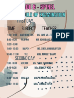 Pastel Floral Weekly Schedule