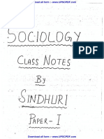 Sociology Sindhuri Notes Part 1