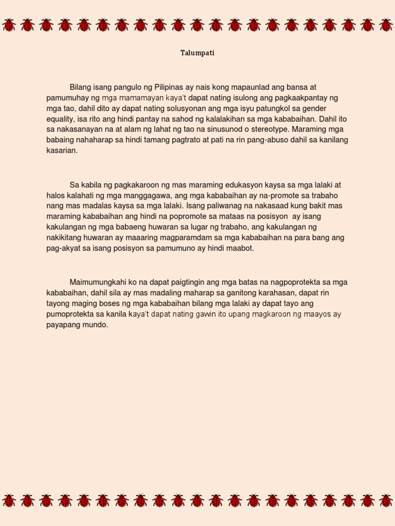 Talumpati | PDF