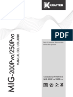 MIG-250Pvo Manual