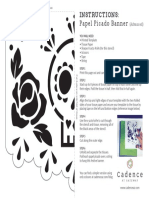 Instructions Papel Picada Banner Advanced