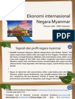 SEJARAH EKONOMI MYANMAR