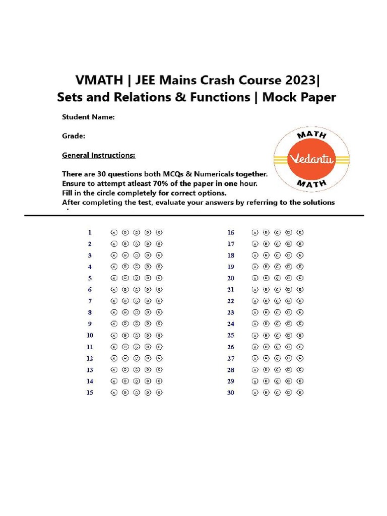 JEE+Crash+course+ +DPP+ +session+1+ +Sets+and++Relations+&+Functions+ ...