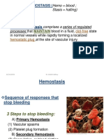 Hemostasis Thrombosis