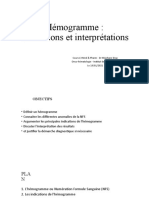 Hémogramme Et Interprétations L3 Med & Pharm