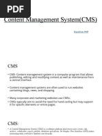 Content Management SystemCMS