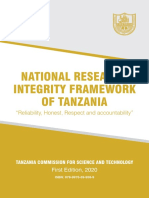 Framework of Research in Tanznia